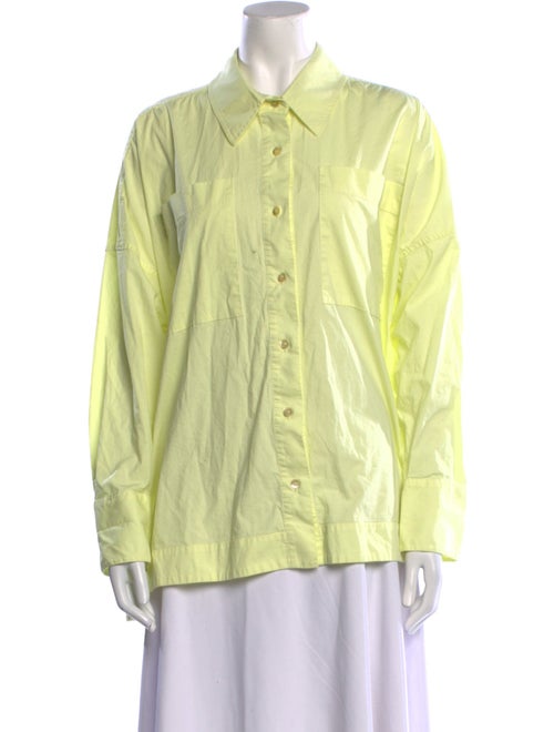 Staud Long Sleeve Button-Up Top