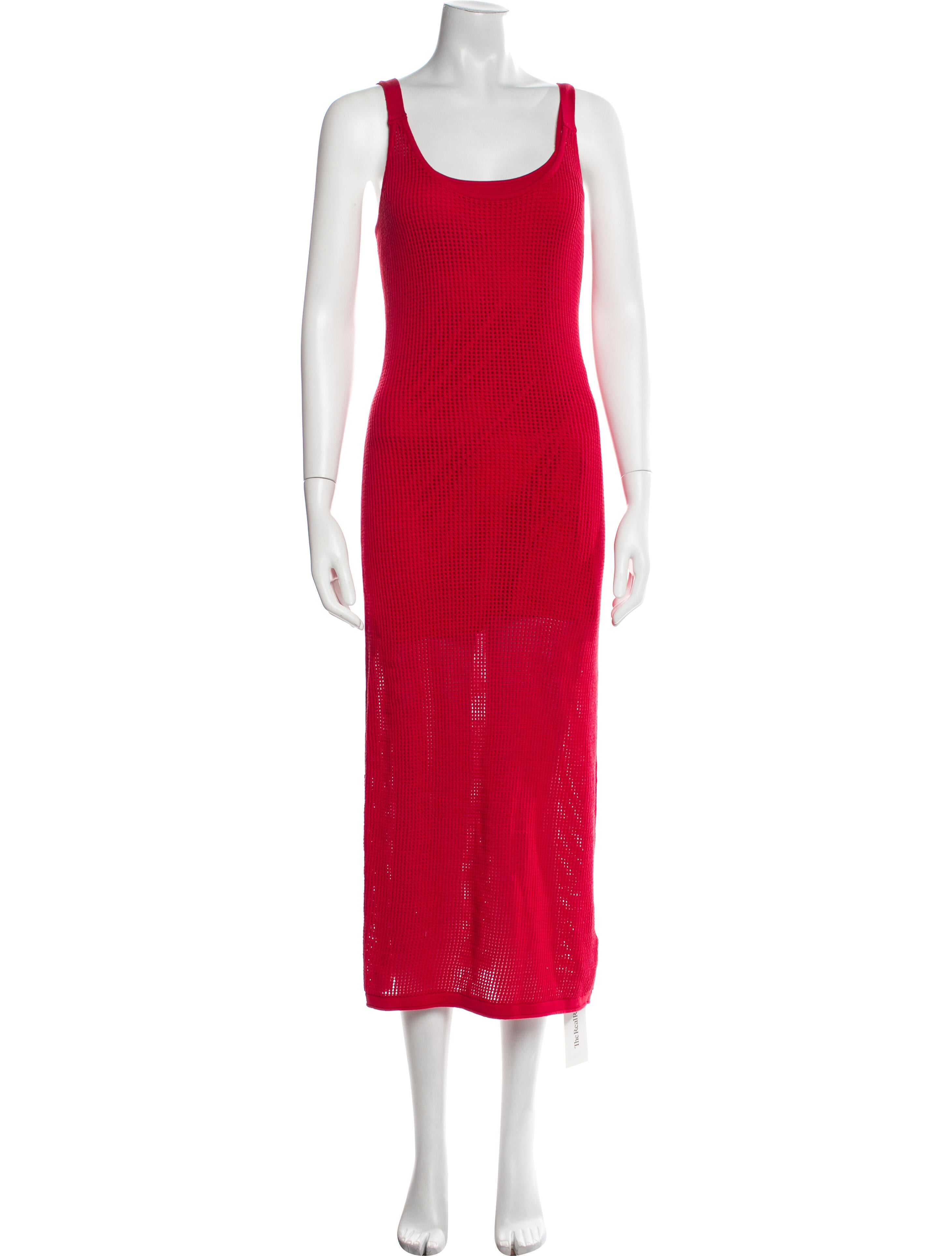 Staud Scoop Neck Long Dress