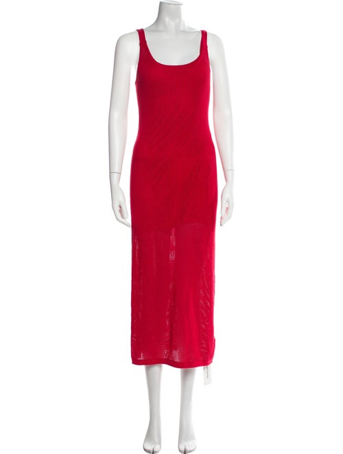 Staud Scoop Neck Long Dress