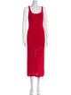 Staud Scoop Neck Long Dress