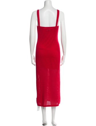 Staud Scoop Neck Long Dress