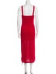 Staud Scoop Neck Long Dress
