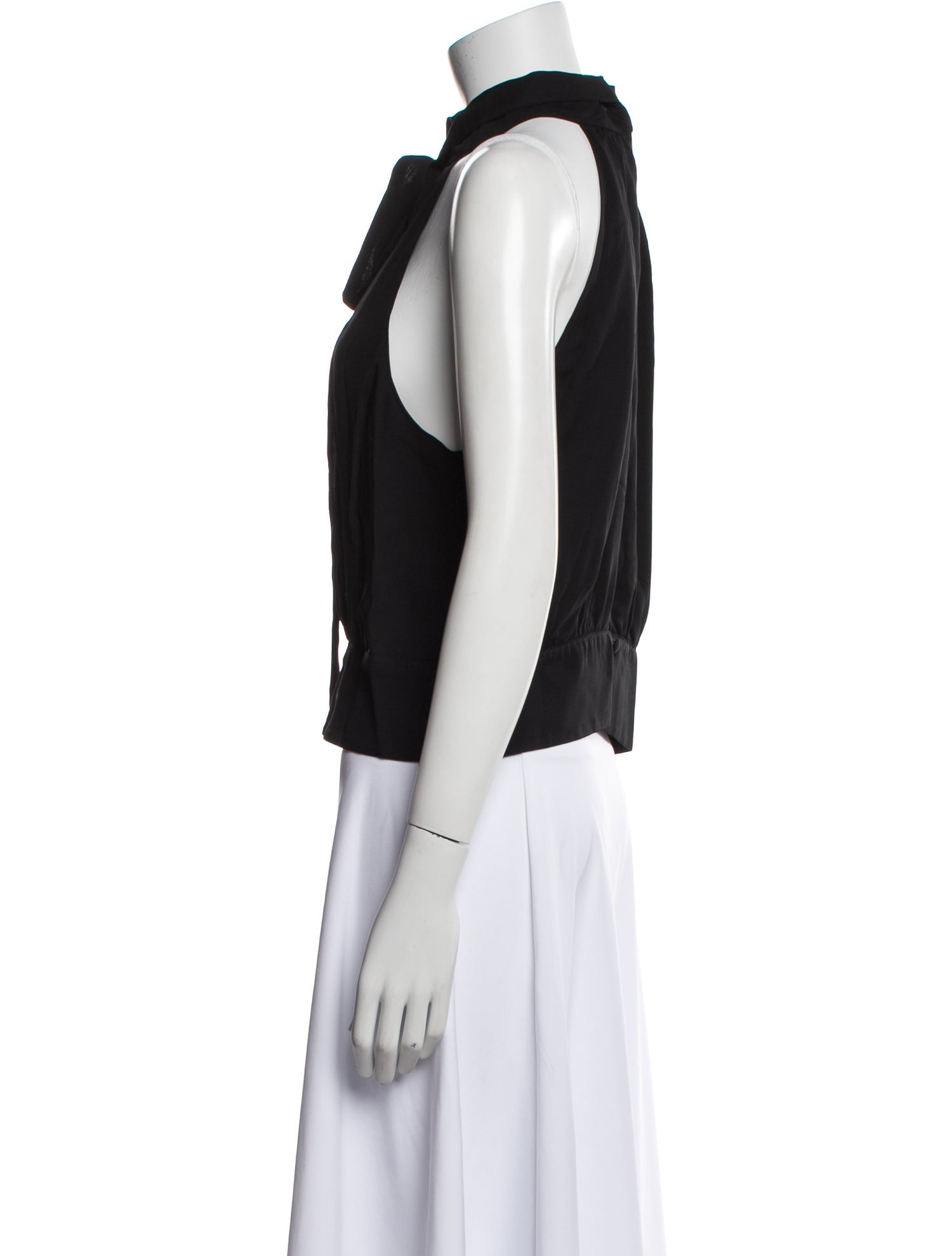 Staud Silk Halterneck Crop Top w/ Tags