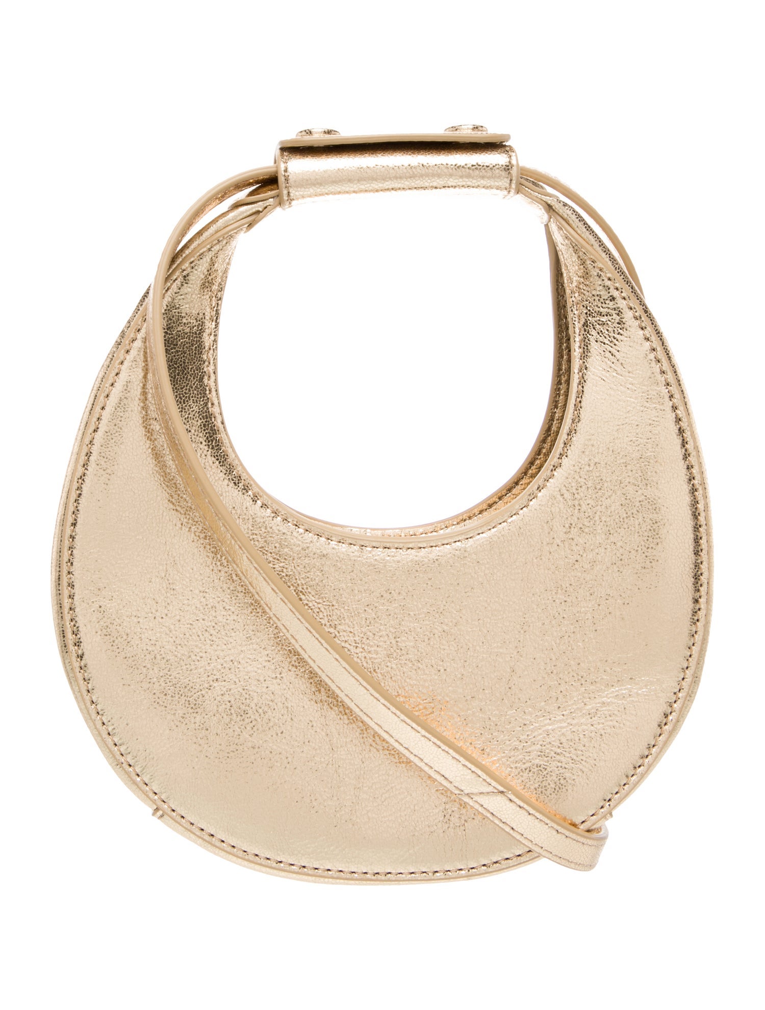 Staud Leather Top Handle Bag