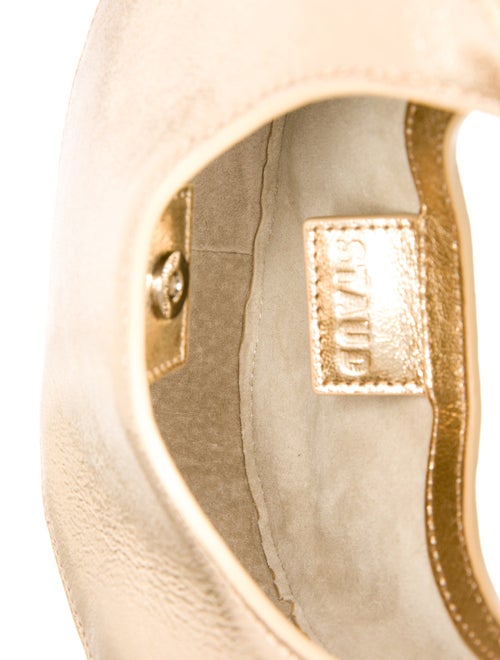 Staud Leather Top Handle Bag