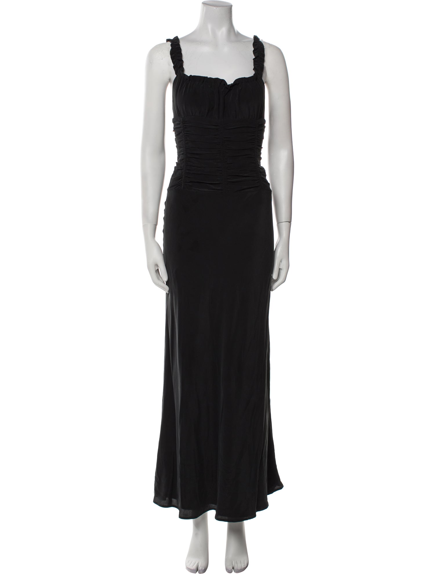 Staud Silk Long Dress