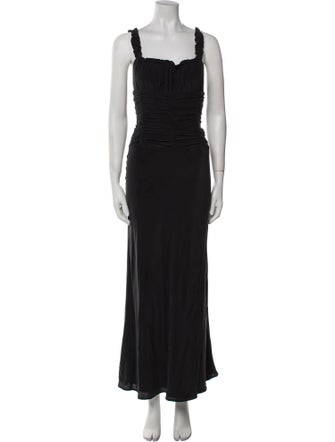 Staud Silk Long Dress