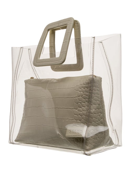 Staud PVC Top Handle Bag
