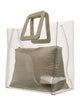 Staud PVC Top Handle Bag