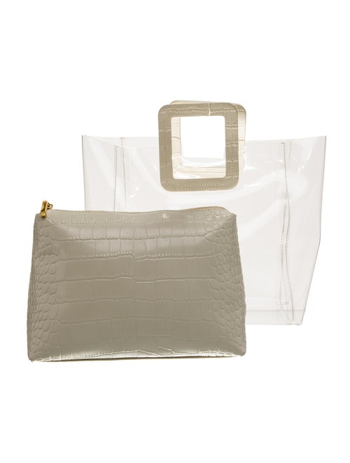 Staud PVC Top Handle Bag