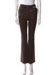 Staud Lamb Leather Straight Leg Pants