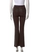 Staud Lamb Leather Straight Leg Pants