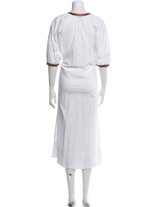 Staud Crew Neck Long Dress