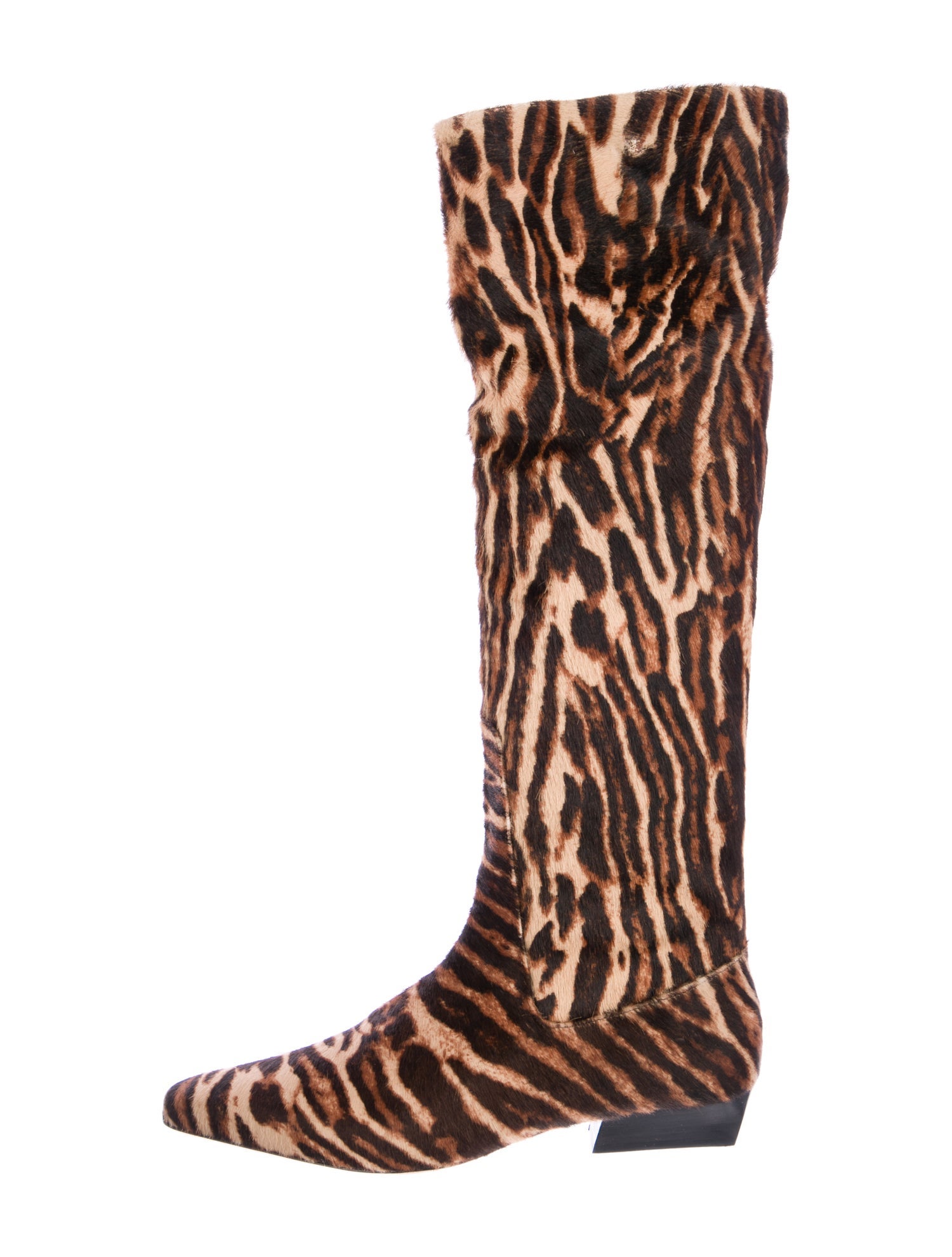 Staud Ponyhair Animal Print Boots