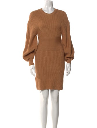 Staud Crew Neck Mini Dress