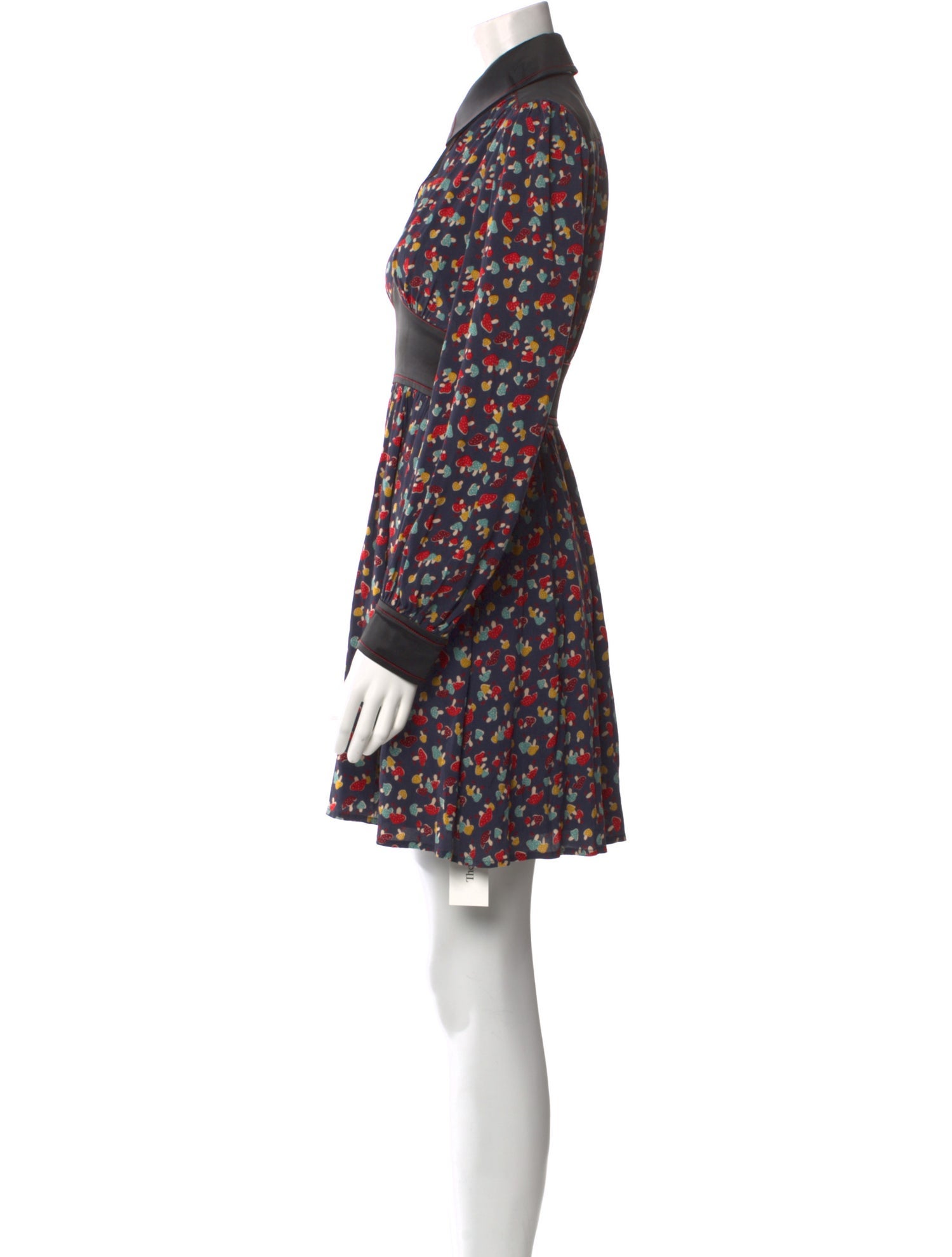 Staud Floral Print Mini Dress