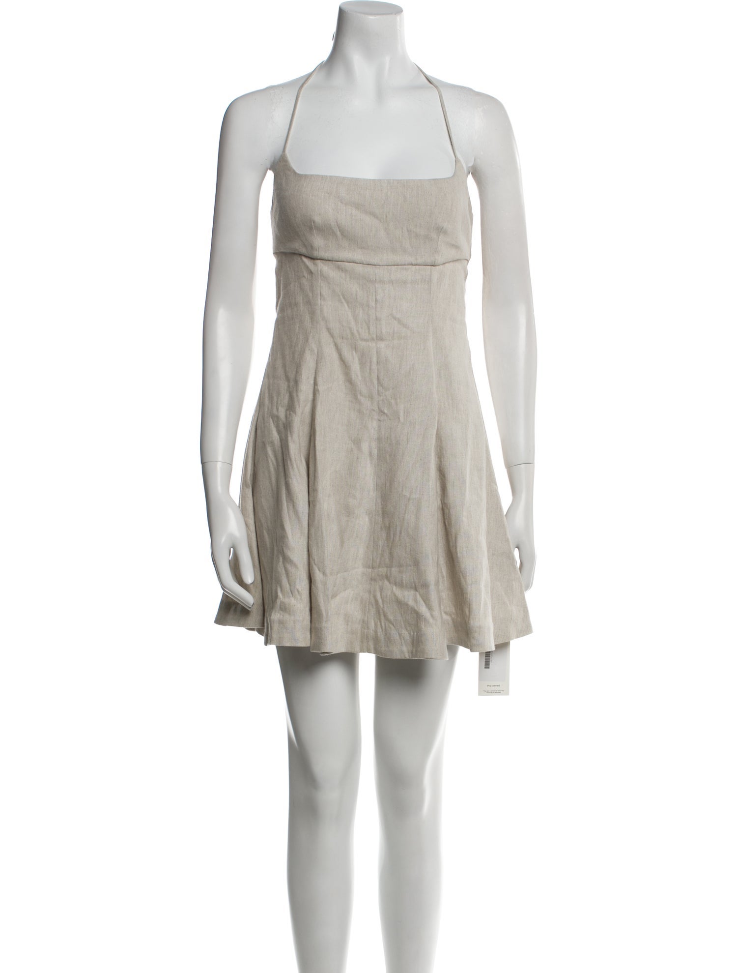 Staud Linen Mini Dress
