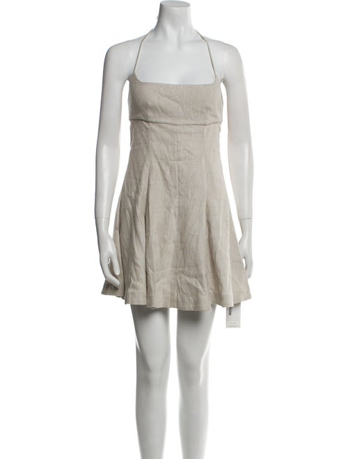 Staud Linen Mini Dress