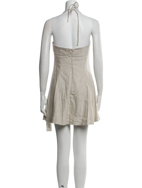 Staud Linen Mini Dress