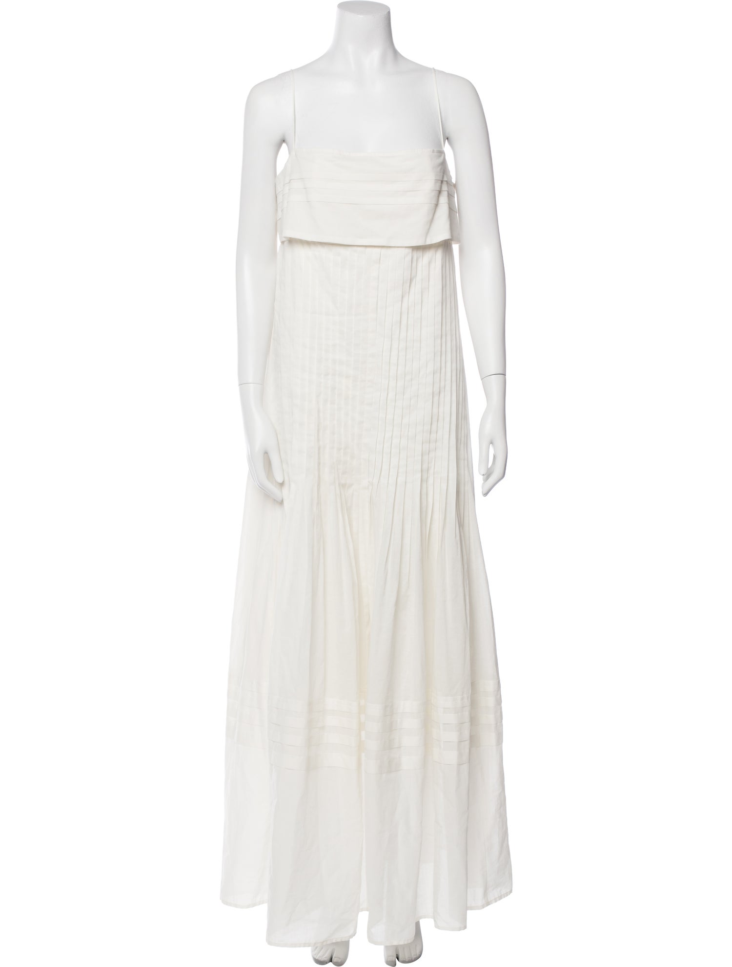 Staud Square Neckline Long Dress