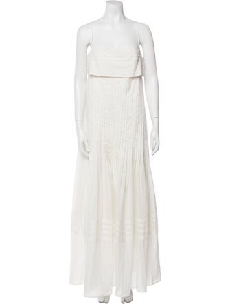 Staud Square Neckline Long Dress