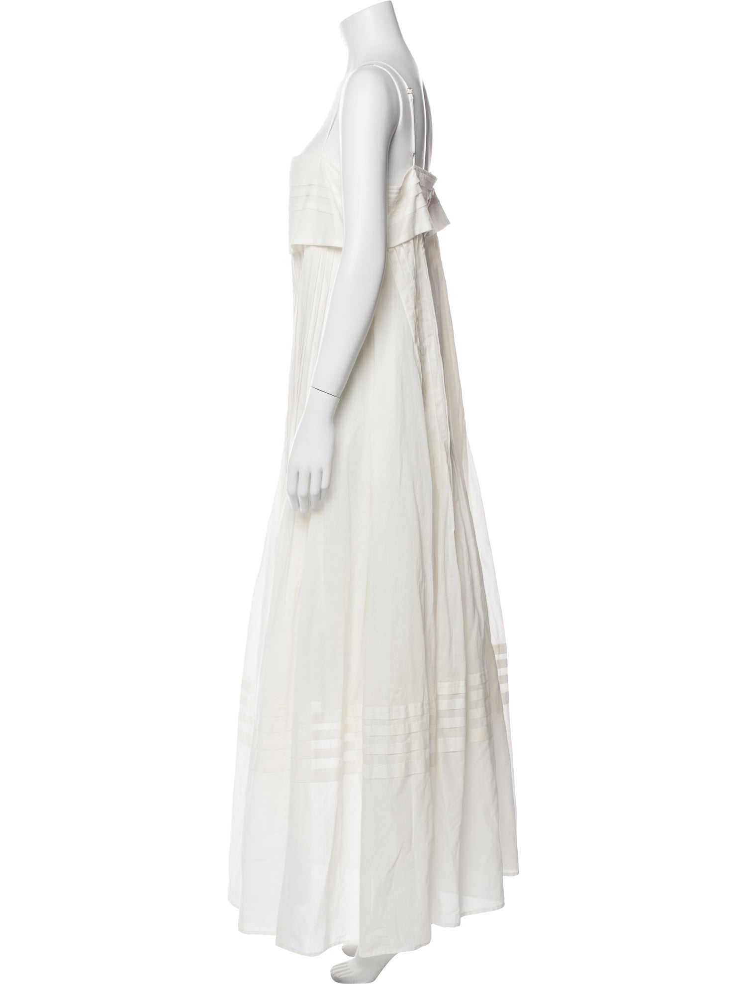 Staud Square Neckline Long Dress