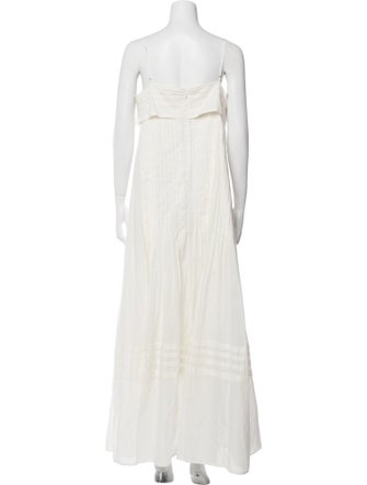 Staud Square Neckline Long Dress