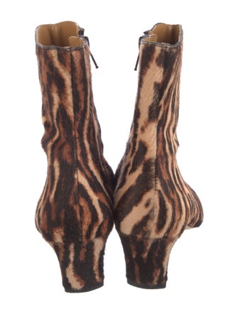 Staud Ponyhair Animal Print Boots