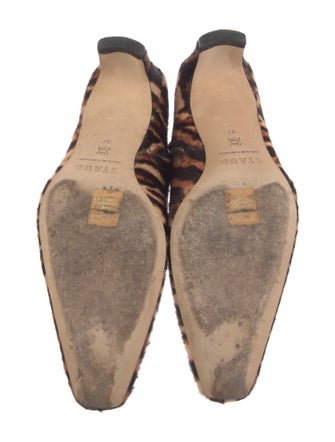 Staud Ponyhair Animal Print Boots