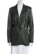 Staud Faux Leather Blazer