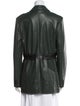 Staud Faux Leather Blazer