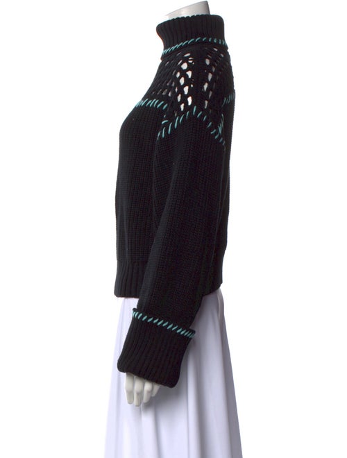 Staud Striped Turtleneck Sweater