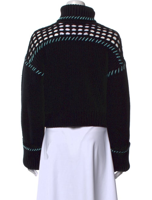 Staud Striped Turtleneck Sweater