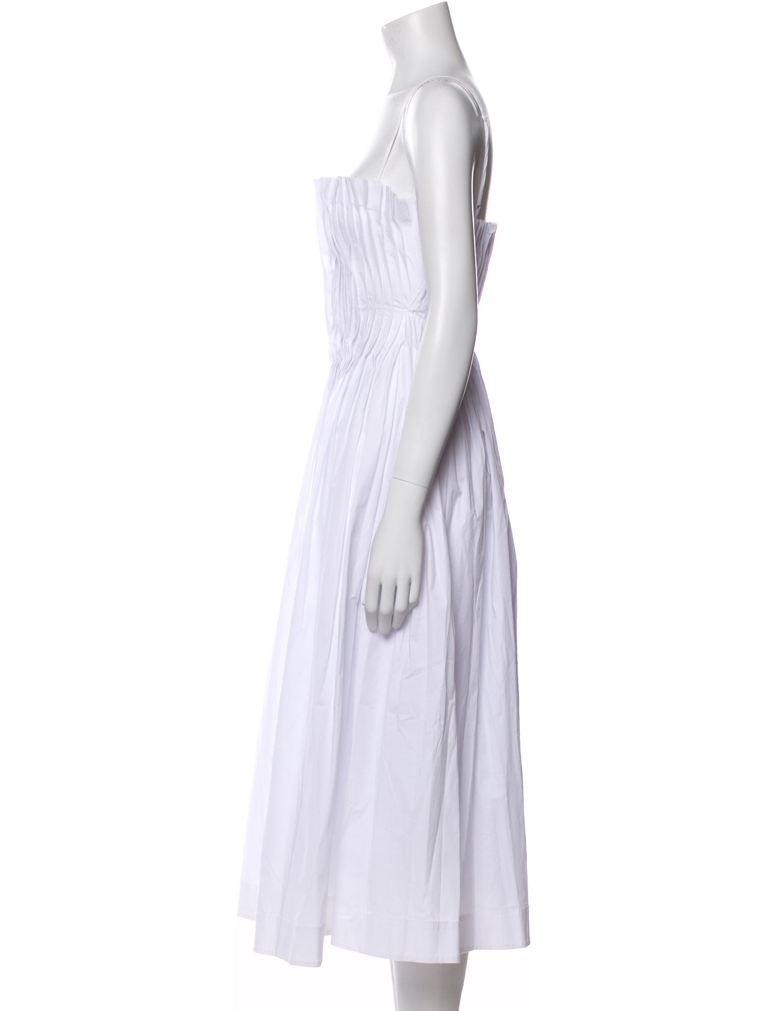 Staud Square Neckline Midi Length Dress w/ Tags