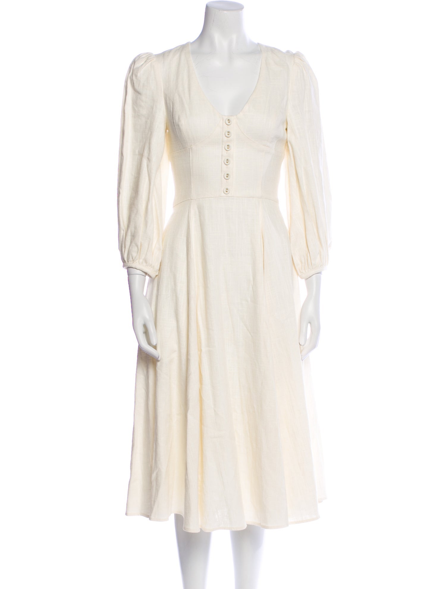 Staud Linen Midi Length Dress w/ Tags