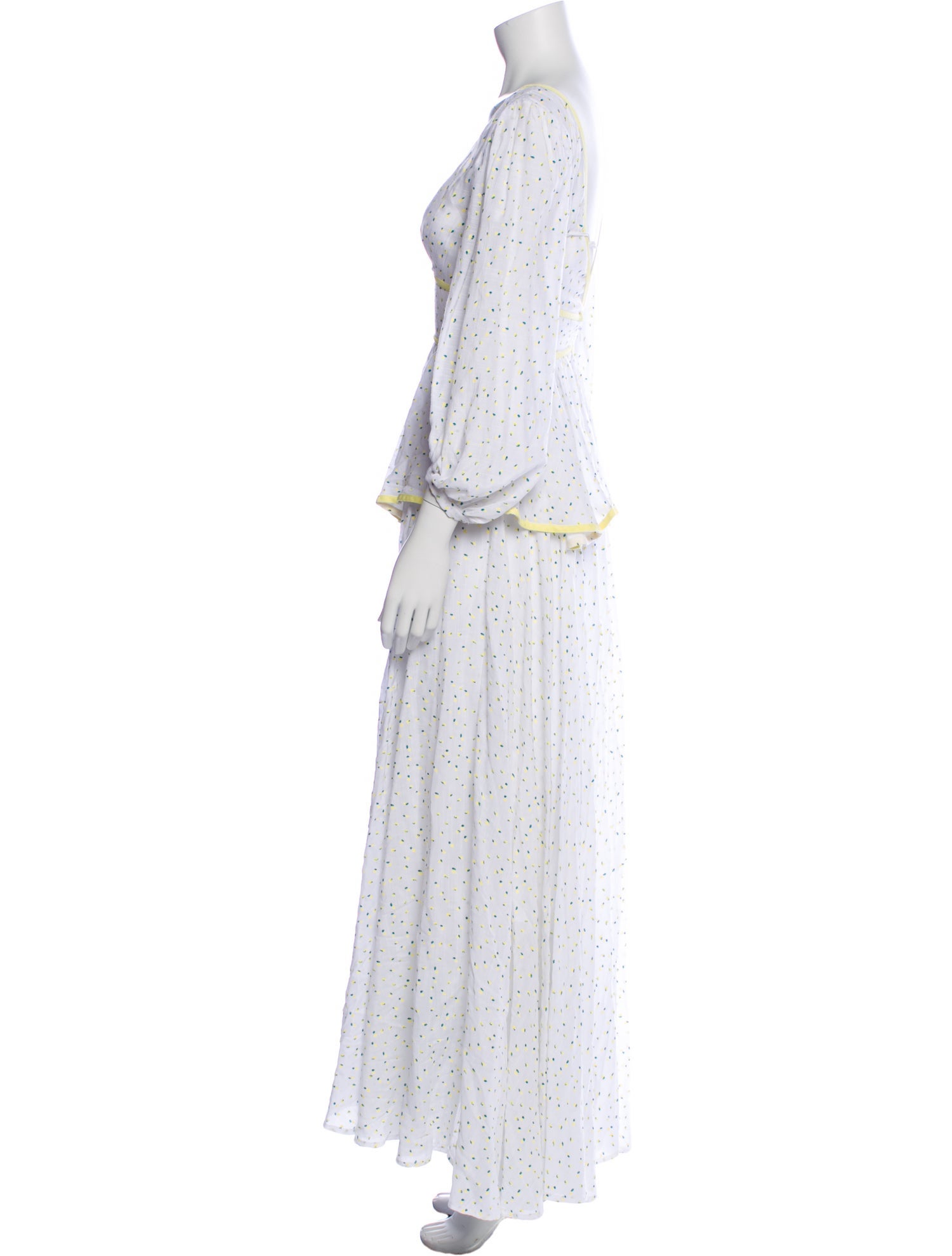 Staud Polka Dot Print Long Dress w/ Tags