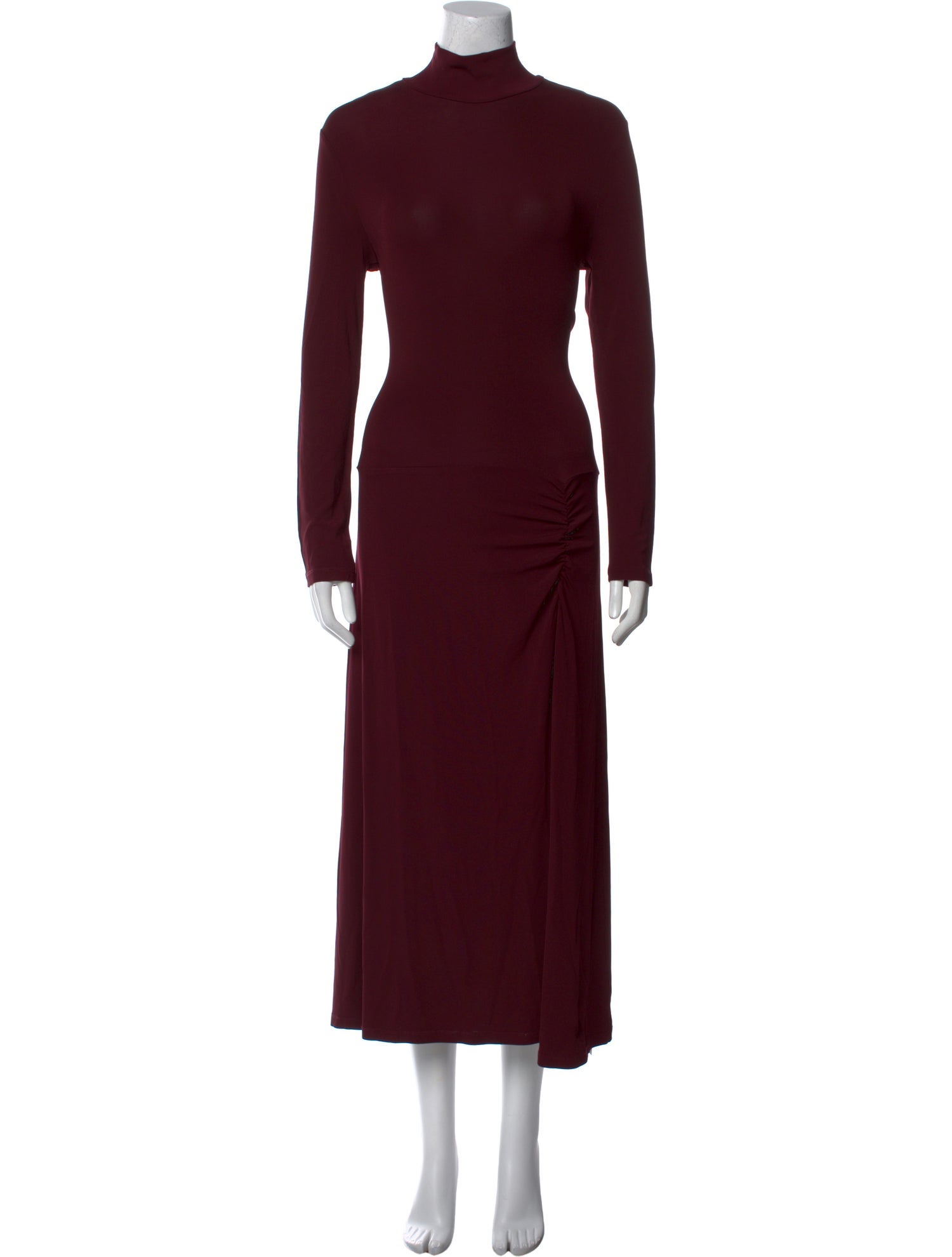 Staud Turtleneck Knee-Length Dress