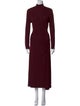 Staud Turtleneck Knee-Length Dress