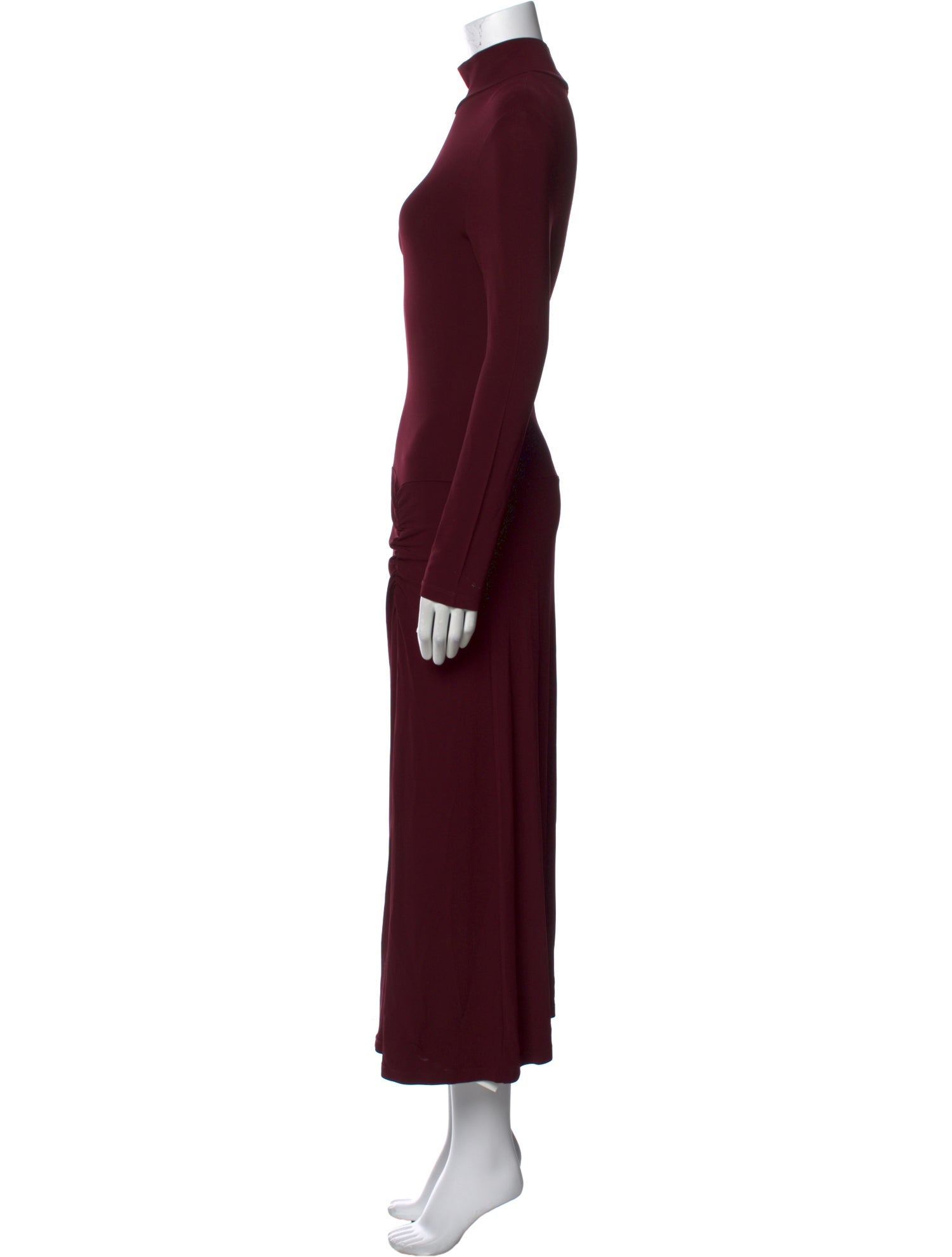 Staud Turtleneck Knee-Length Dress