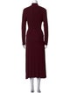 Staud Turtleneck Knee-Length Dress