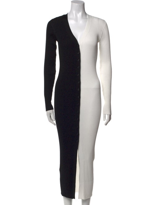 Staud Striped Long Dress