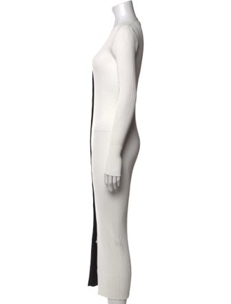 Staud Striped Long Dress