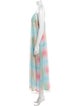 Staud Tie-Dye Print Long Dress