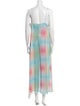 Staud Tie-Dye Print Long Dress