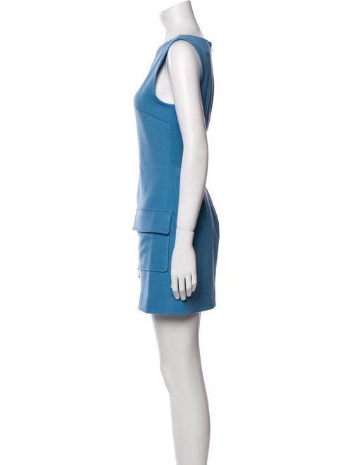 Staud Bateau Neckline Mini Dress