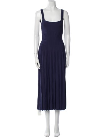 Staud Square Neckline Long Dress