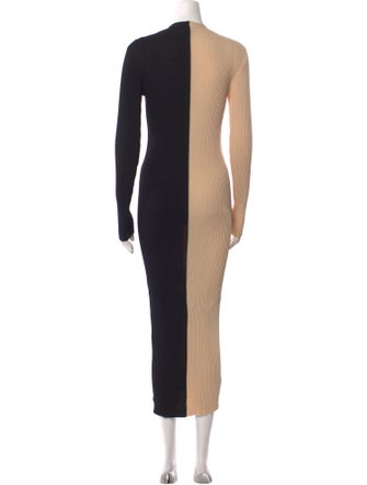Staud V-Neck Long Dress