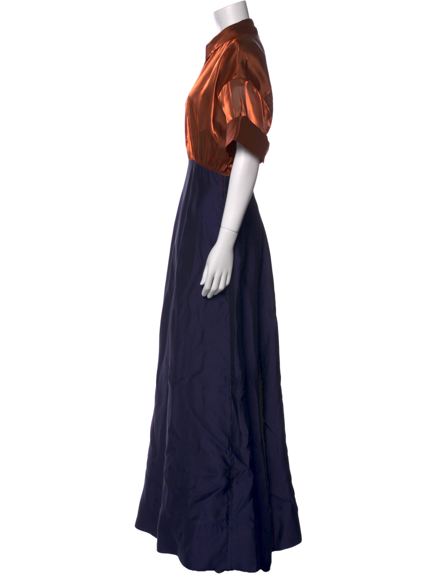 Staud Colorblock Pattern Long Dress w/ Tags