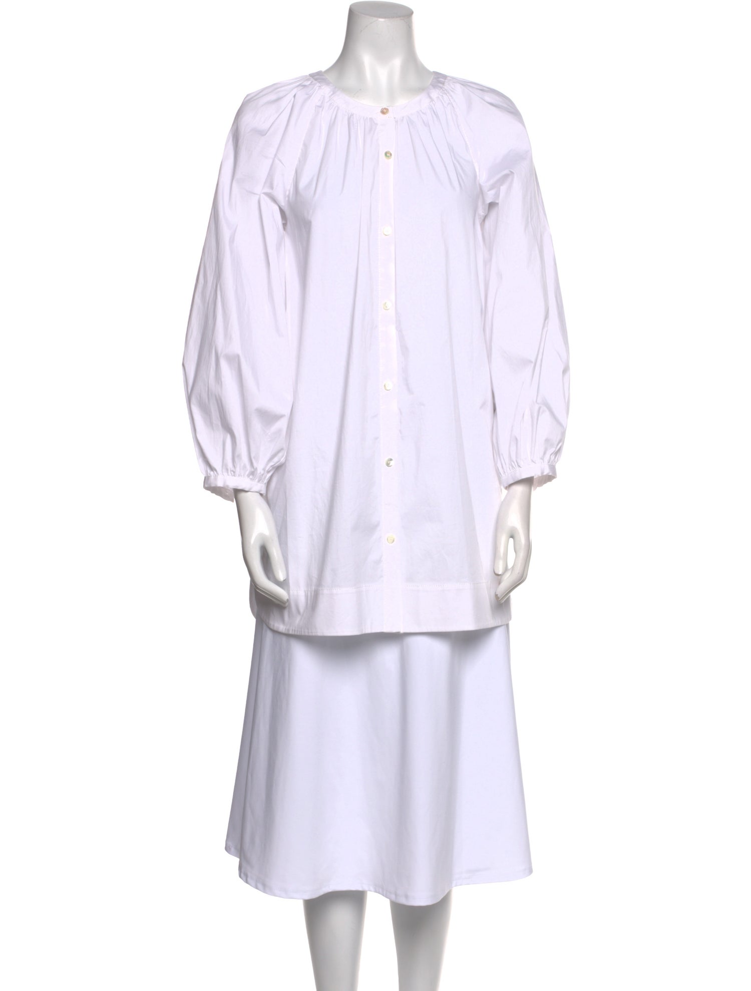 Staud Crew Neck Long Sleeve Tunic