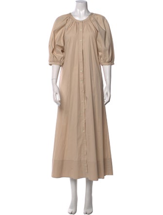 Staud Crew Neck Long Dress